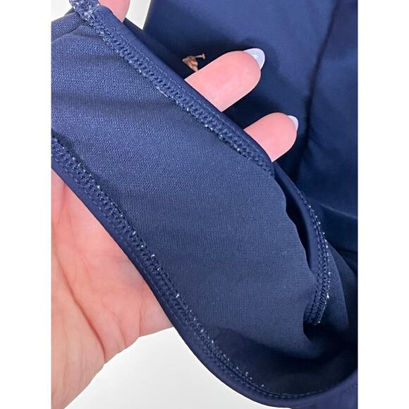 Polo Ralph Lauren Colorful All Over Pony One Piece Swimsuit Navy Girls Size 16 - Picture 5 of 8